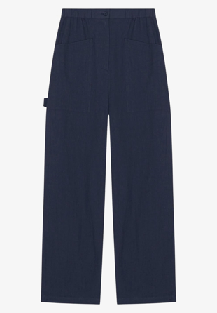 moshi moshi - Everly Pants Crepe Navy Blue